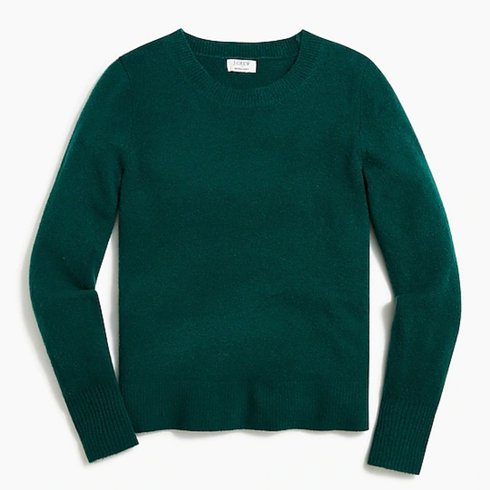 J Crew Factory crew neck sweater in extra soft yarn
